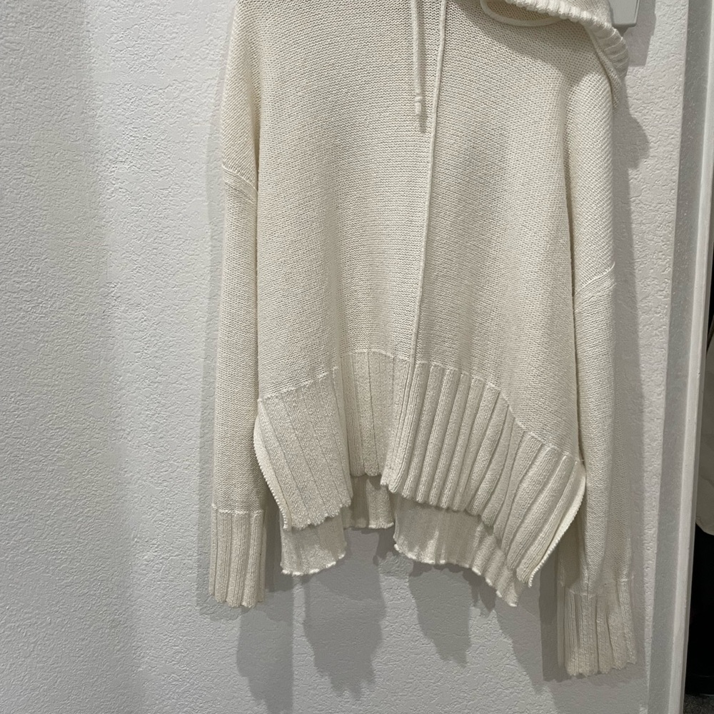 Alexander Wang Cream Cowl Neck Sweater